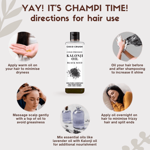 Coco Crush Cold - Pressed Kalonji Black Seed Oil - KA100