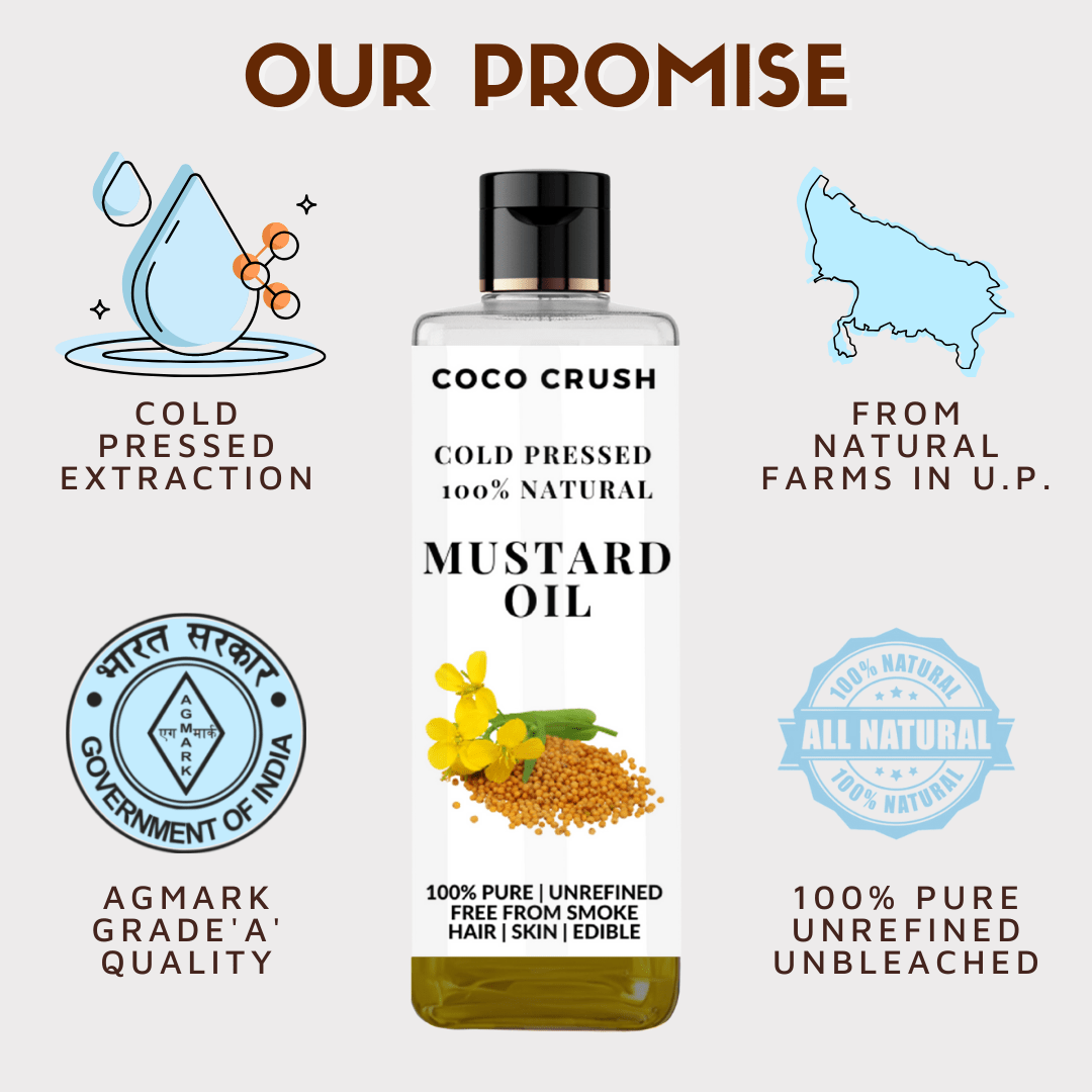 Coco Crush Cold - Pressed Mustard Oil - MU100