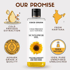 Coco Crush Cold pressed Sunflower Oil - SF50