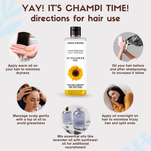 Coco Crush Cold pressed Sunflower Oil - SF50