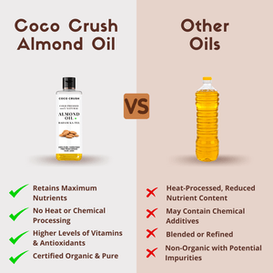 Coco Crush Cold - Pressed Virgin Almond Oil, Pack of 2 - 200ML each - 2AL200