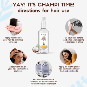 Coco Crush Cold - Pressed Virgin Coconut Oil, Pack of 2 - 500ML each - 2CO500