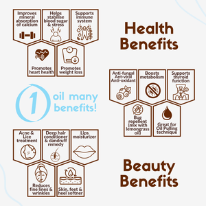 Coco Crush Cold - Pressed Virgin Coconut Oil, Pack of 2 - 500ML each - 2CO500