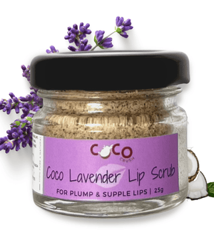 Coco Crush Lavender Coconut Lips Scrub For Lightening & Brightening Dark Lips - LAVLIPSCRUB25G