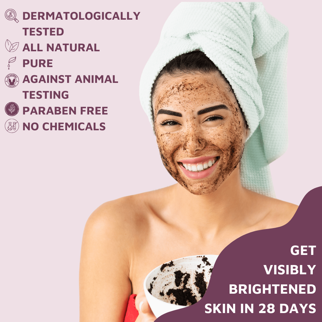 COCO CRUSH Lavender Face Pack for Skin Lightening & Brightening - 50GMS - LAVFACEMASK50