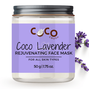 COCO CRUSH Lavender Face Pack for Skin Lightening & Brightening - 50GMS - LAVFACEMASK50