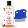 Coco Crush Lice Remover Combo Hair Oil and Fine Comb, Kills Lice & Nits in 20min - LICEOIL50+SHORTCOMB