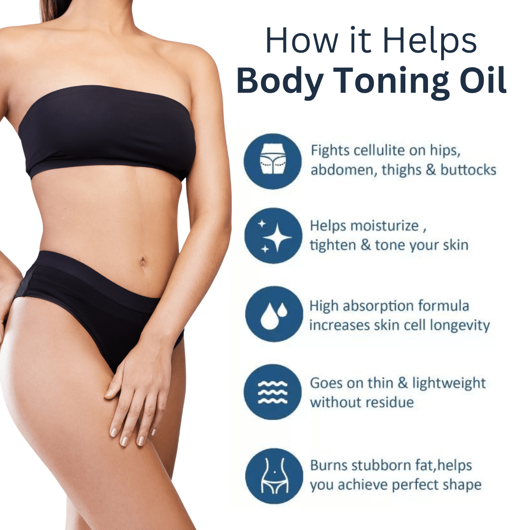 Coco Crush Natural Body Toning & Sculpting Massage Oil - Helps in Fat Loss, Anti - Cellulite - SLIMOIL100