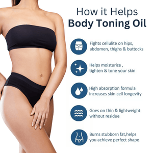 Coco Crush Natural Body Toning & Sculpting Massage Oil - Helps in Fat Loss, Anti - Cellulite - SLIMOIL100