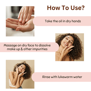 Coco Crush Natural Deep Cleansing Oil, Vit E - Gently Removes Makeup & Impurities - MAKEUPREMOVE100
