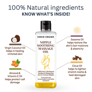 Coco Crush Nipple Soothing Massage Oil - NIPPLEOIL100