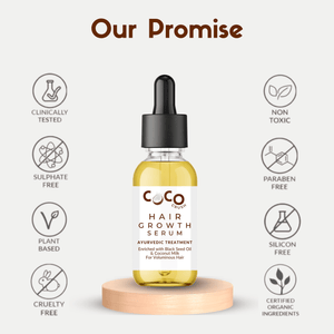 Coco Crush Pack of Virgin Coconut Oil & Hair Growth Serum with Rosemary Oil, Pack of 2 - 215ml (200ml+15ml) - HG15CO200