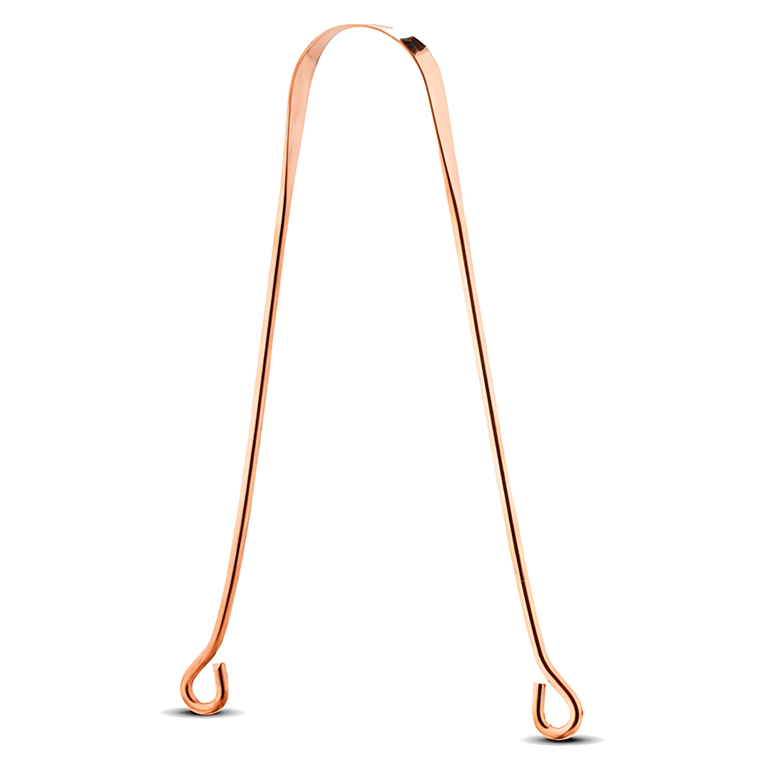 Coco Crush Pure Copper Tongue Cleaner – Natural Breath Freshener & Oral Health Tool - CTC