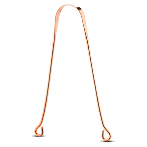 Coco Crush Pure Copper Tongue Cleaner – Natural Breath Freshener & Oral Health Tool - CTC