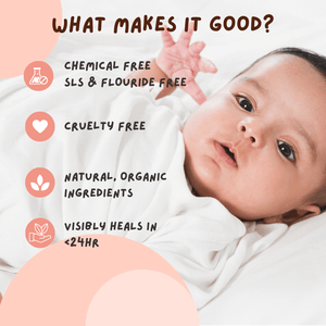Coco Crush Rash Oil for Babies - Diaper & Nappy Rash Relief - RASHOIL100