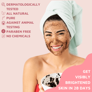 COCO CRUSH Rose Almond Face Pack for Skin Brightening, Lightening - 50GMS - ROSEFACEMASK50