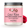 COCO CRUSH Rose Almond Face Pack for Skin Brightening, Lightening - 50GMS - ROSEFACEMASK50
