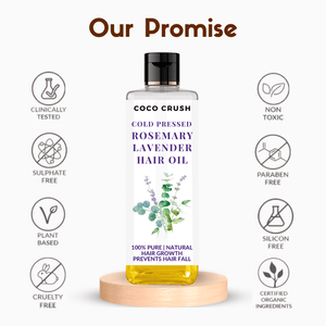 Coco Crush Rosemary Lavender Hair Oil - RMLAHO100
