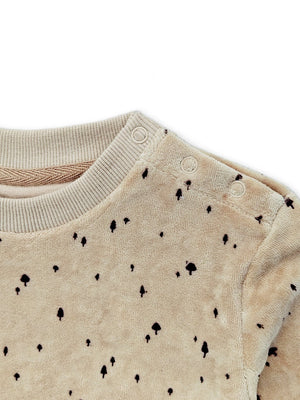 Coffee Mocha Kids Fleece Sweatshirt - KWW - PB - COFMC - 0 - 6