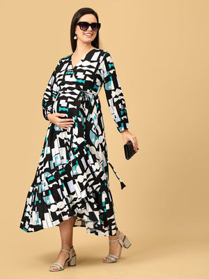 Color Me Black Maternity and Nursing Dress - DRS - SK - CLRME - S