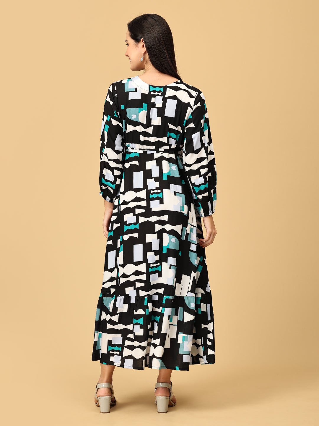Color Me Black Maternity and Nursing Dress - DRS - SK - CLRME - S