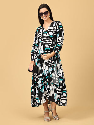 Color Me Black Maternity and Nursing Dress - DRS - SK - CLRME - S