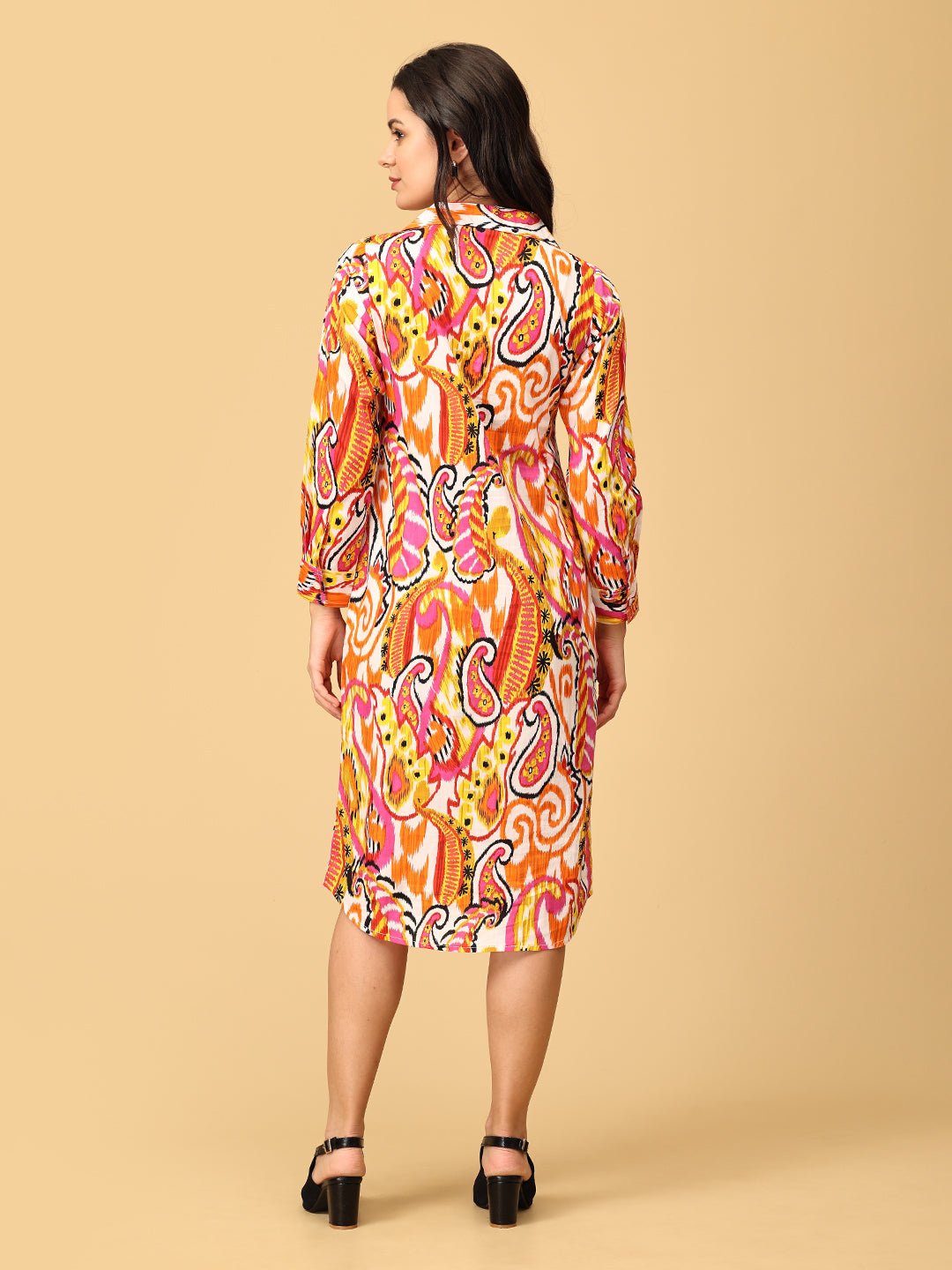 Color Me Crazy Women's Shirt Dress - WES - SK - CLMC - S