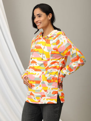 Color Splash maternity and Nursing Hoodie Sweatshirt - MNSWT - SD - CLRS - S