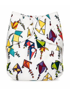 Colorful Kites Reusable Diaper - 3months - 3years Reusable Cloth Diaper