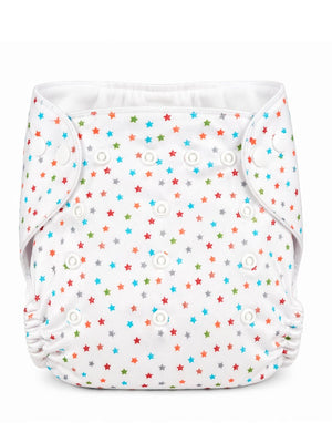 Colorful Stars - Reusable Diaper - 3months - 3years Reusable Cloth Diaper