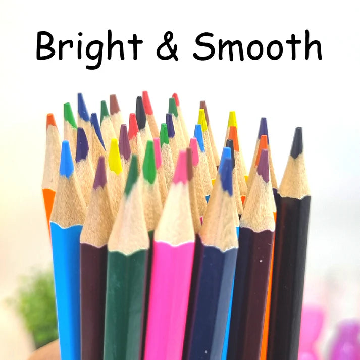 Scoobies Coloring Pencils - Pack of 36 Multi-Color Pencils