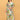 Colour Riot Maternity and Nursing Kaftan Nighty full-length walking pose displaying flowy hem and side slit.