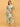 Colour Riot Maternity and Nursing Kaftan Nighty full-length walking pose displaying flowy hem and side slit.
