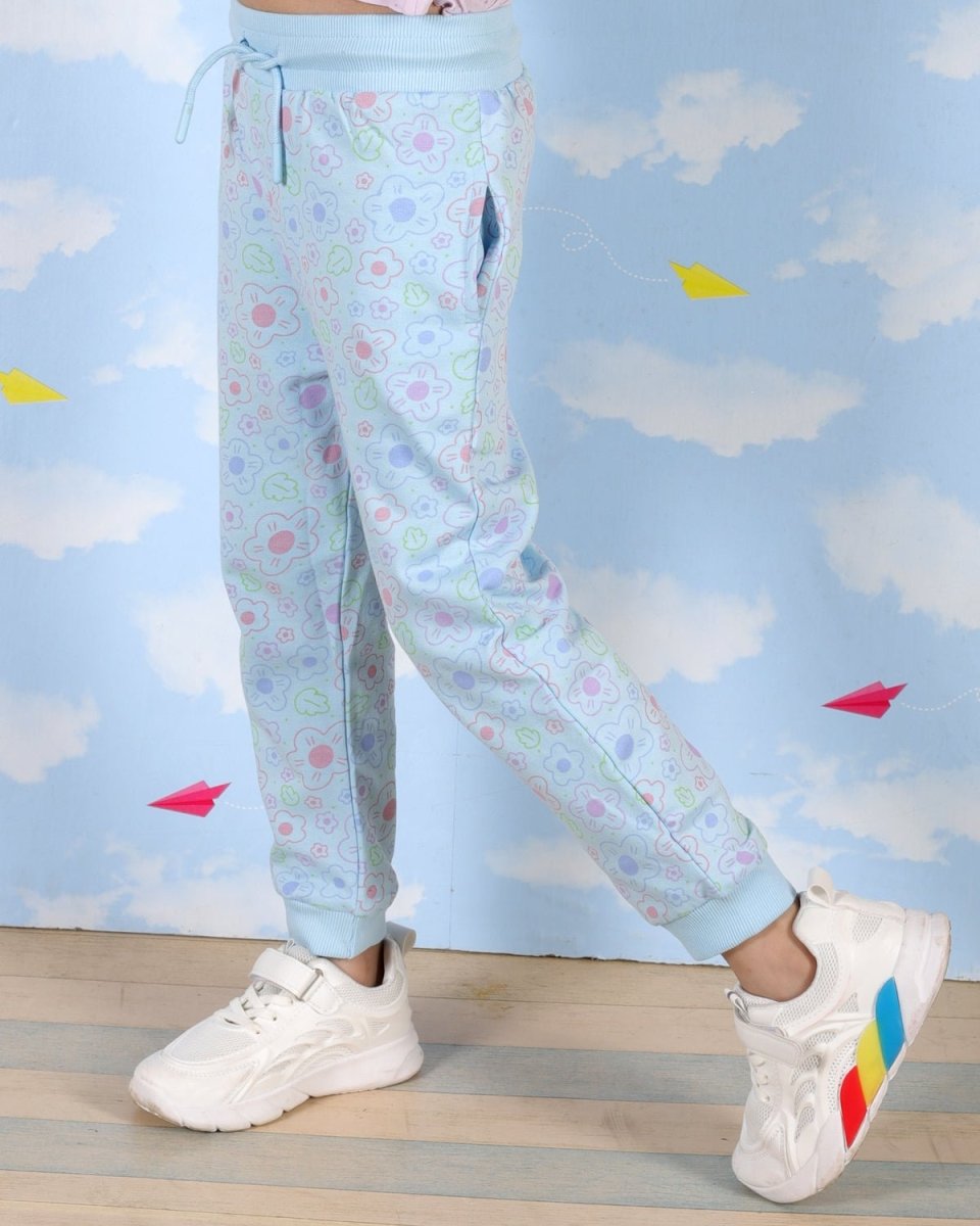 Colourful Daisies Jogger Set - KWW-AN-CDJG-0-6
