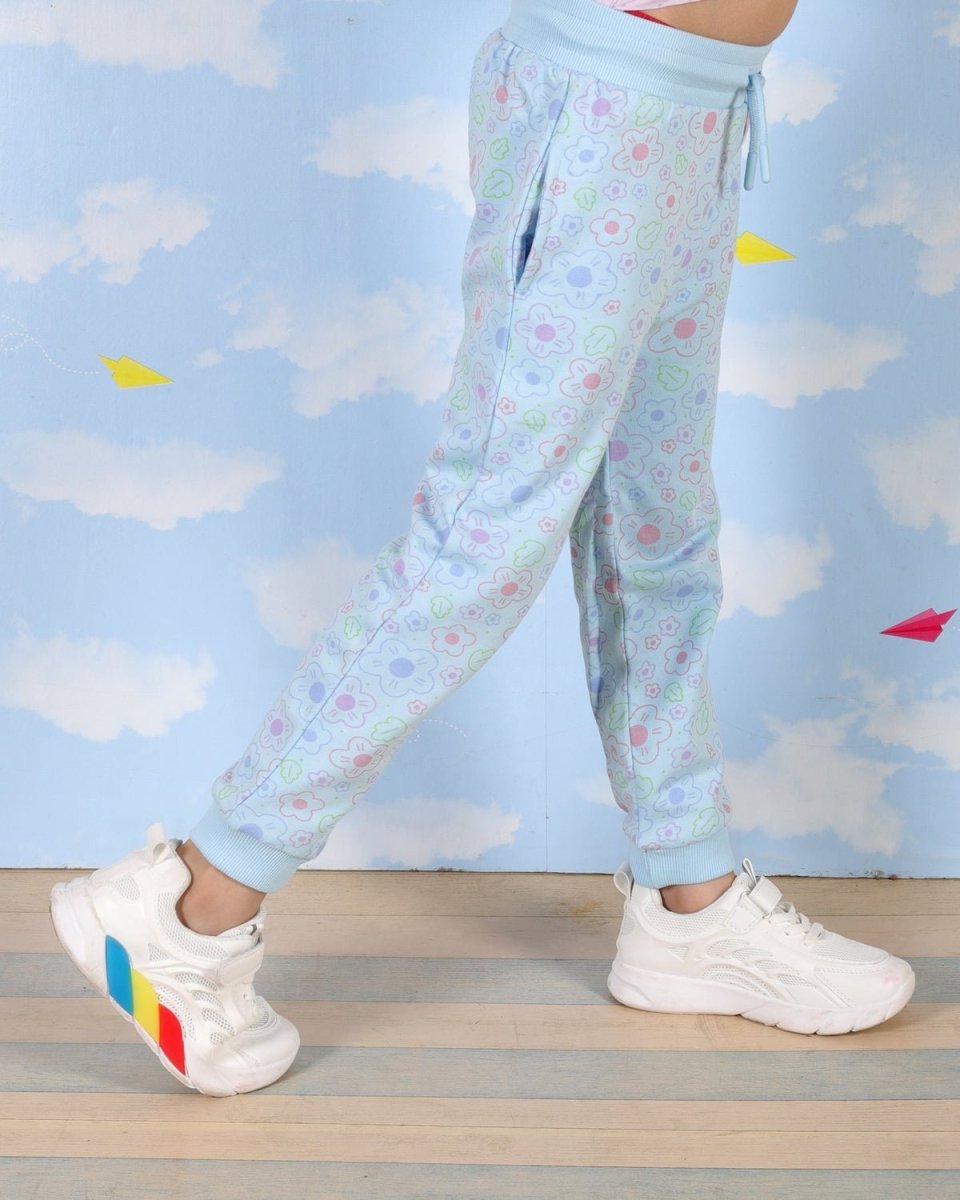 Colourful Daisies Jogger Set - KWW-AN-CDJG-0-6