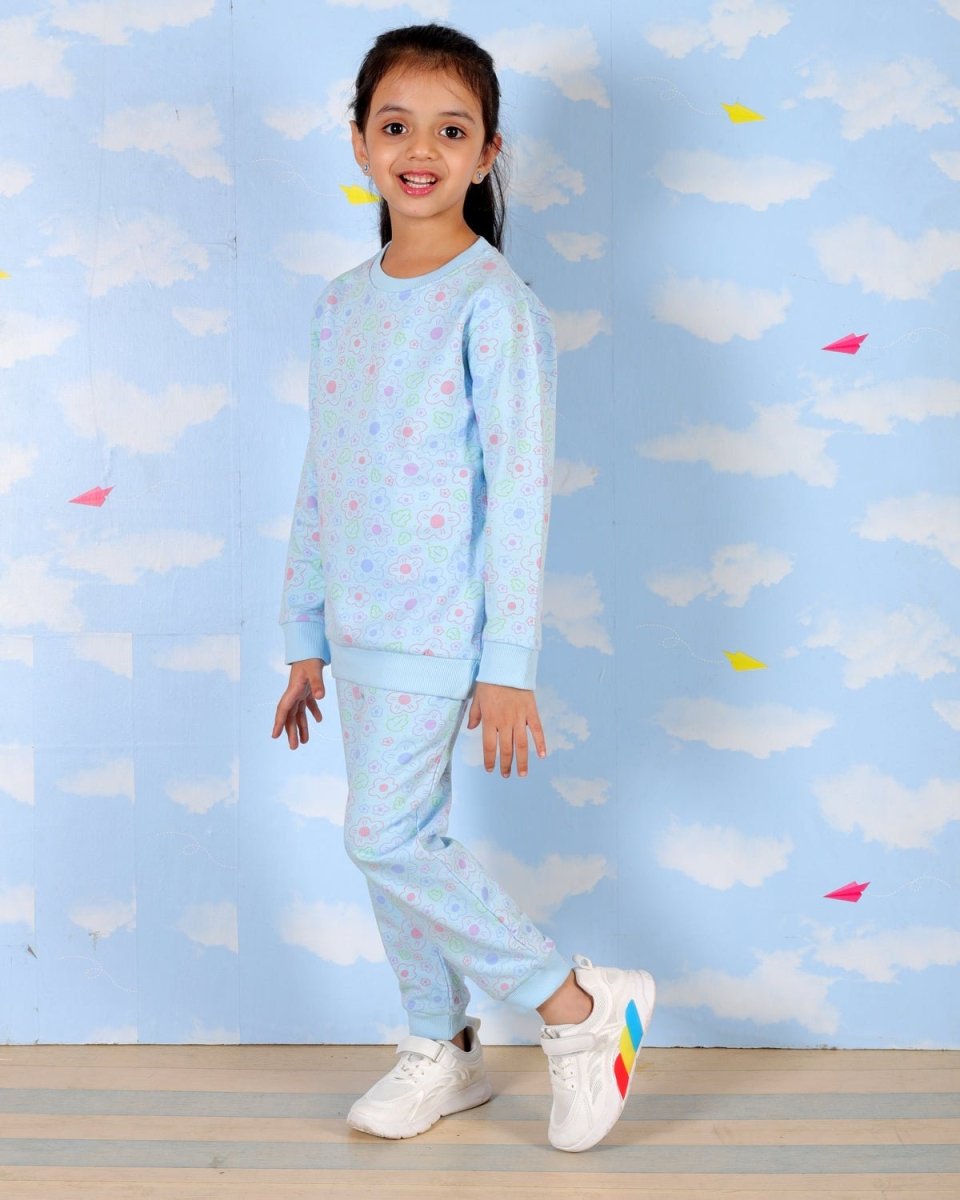 Colourful Daisies Jogger Set - KWW-AN-CDJG-0-6