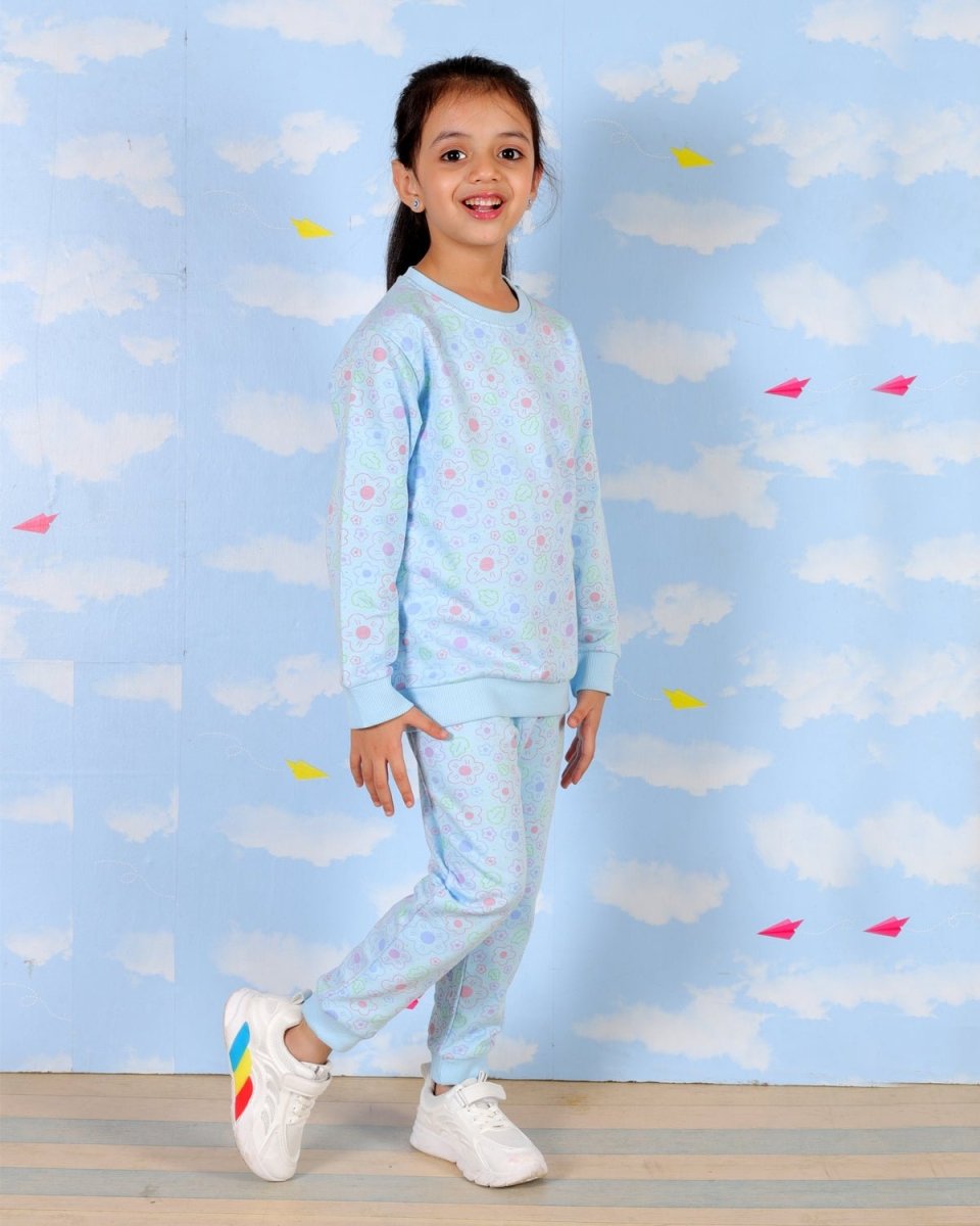 Colourful Daisies Jogger Set - KWW-AN-CDJG-0-6