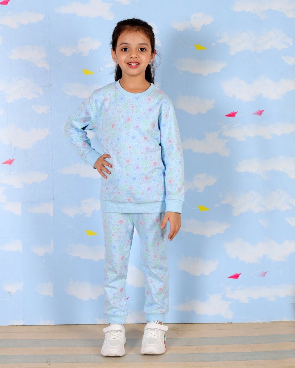 Colourful Daisies Jogger Set - KWW-AN-CDJG-0-6