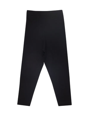 Combo of 2 Girls Full Length Leggings-Black and Grey - GLLG-2-BG-0-6
