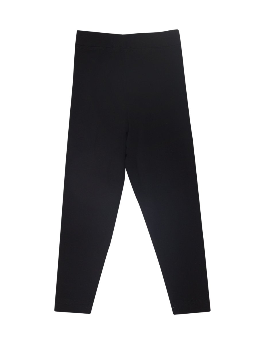 Combo of 2 Girls Full Length Leggings-Black and Grey - GLLG-2-BG-0-6