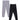 Combo of 2 Girls Full Length Leggings-Black and Grey - GLLG-2-BG-0-6