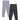 Combo of 2 Girls Full Length Leggings-Charcoal Grey and Grey - GLLG-2-CG-0-6