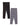 Combo of 2 Girls Full Length Leggings-Frost Grey and Brown - GLLG-2-FB-0-6
