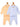 Combo of 2 Infant Sets: Pastel Orange & Lavender Infant Set - IPS - NT - PORLV - PM