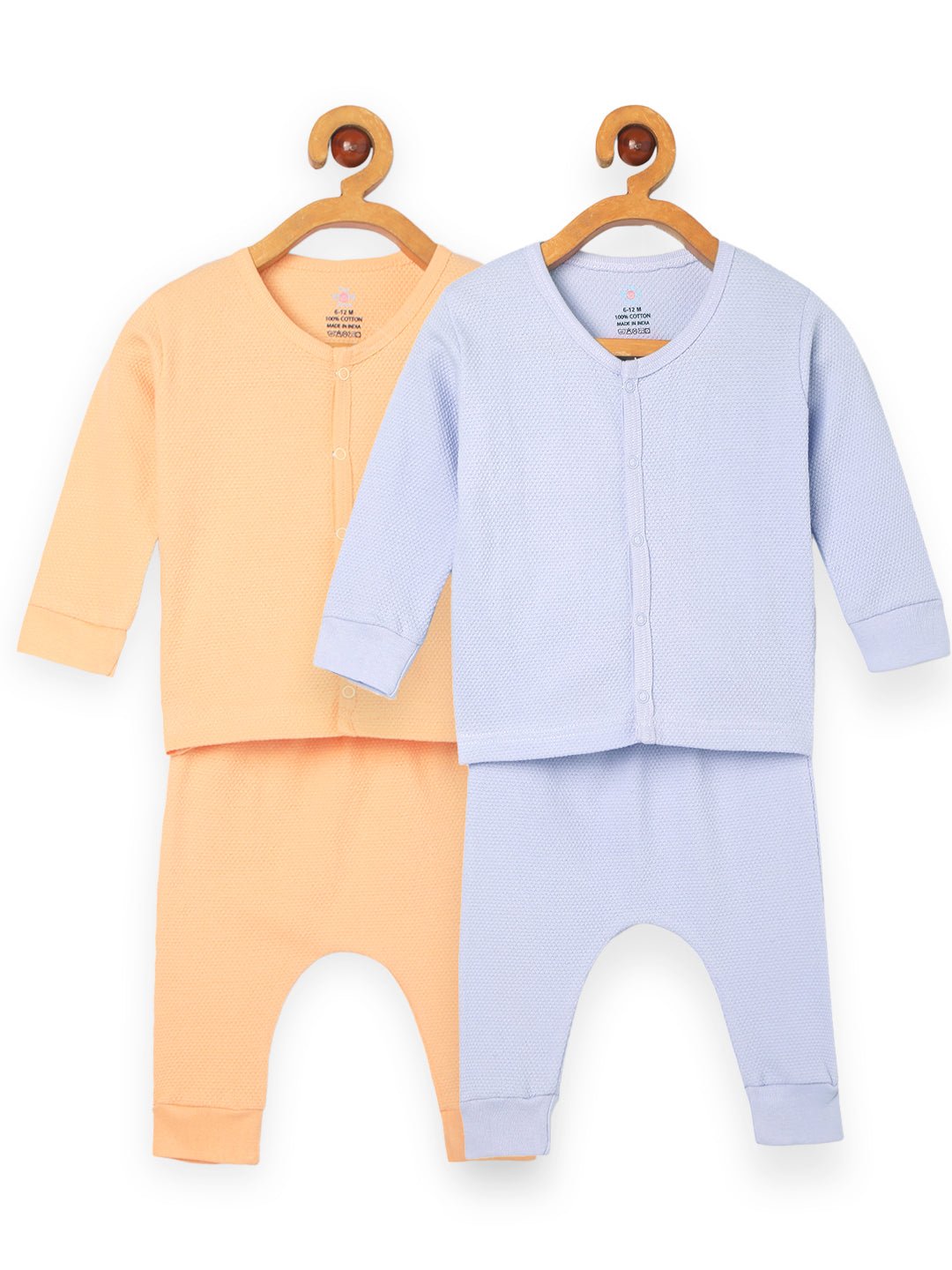 Pastel Orange & Lavender Infant Set