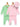 Combo of 2 Infant Sets: Pastel Pink & Green Infant Set