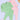 Pastel Pink & Green Infant Set