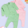 Pastel Pink & Green Infant Set