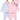 Combo of 2 Infant Sets: Pastel Pink & Lavender Infant Set