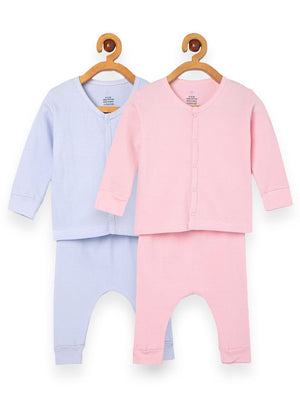 Combo of 2 Infant Sets: Pastel Pink & Lavender Infant Set - IPS - NT - PPNLV - PM